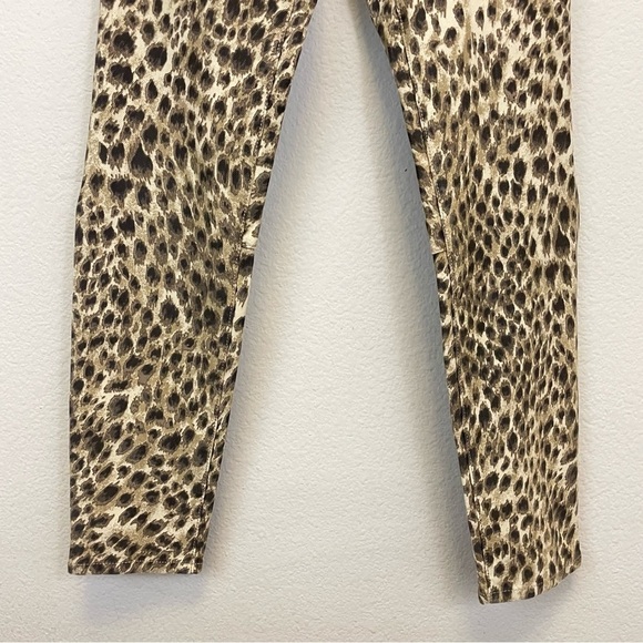 J. McLaughlin Animal Print Zip Ankle Skinny Jeans Size 4 - Picture 5 of 9